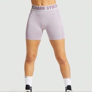 GYMSHARK | Purple Marl/Grey Flex Shorts | size S